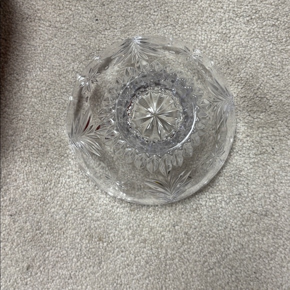 Mikasa Clear Crystal Decorative Bowl - Picture 3 of 5